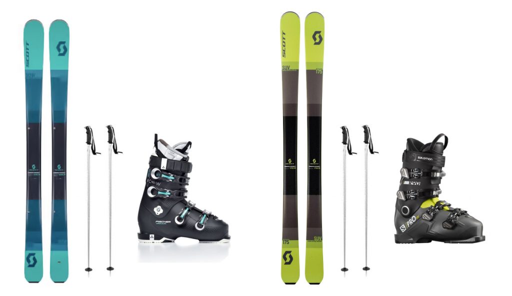 Pack Ski Chaussure NOIR